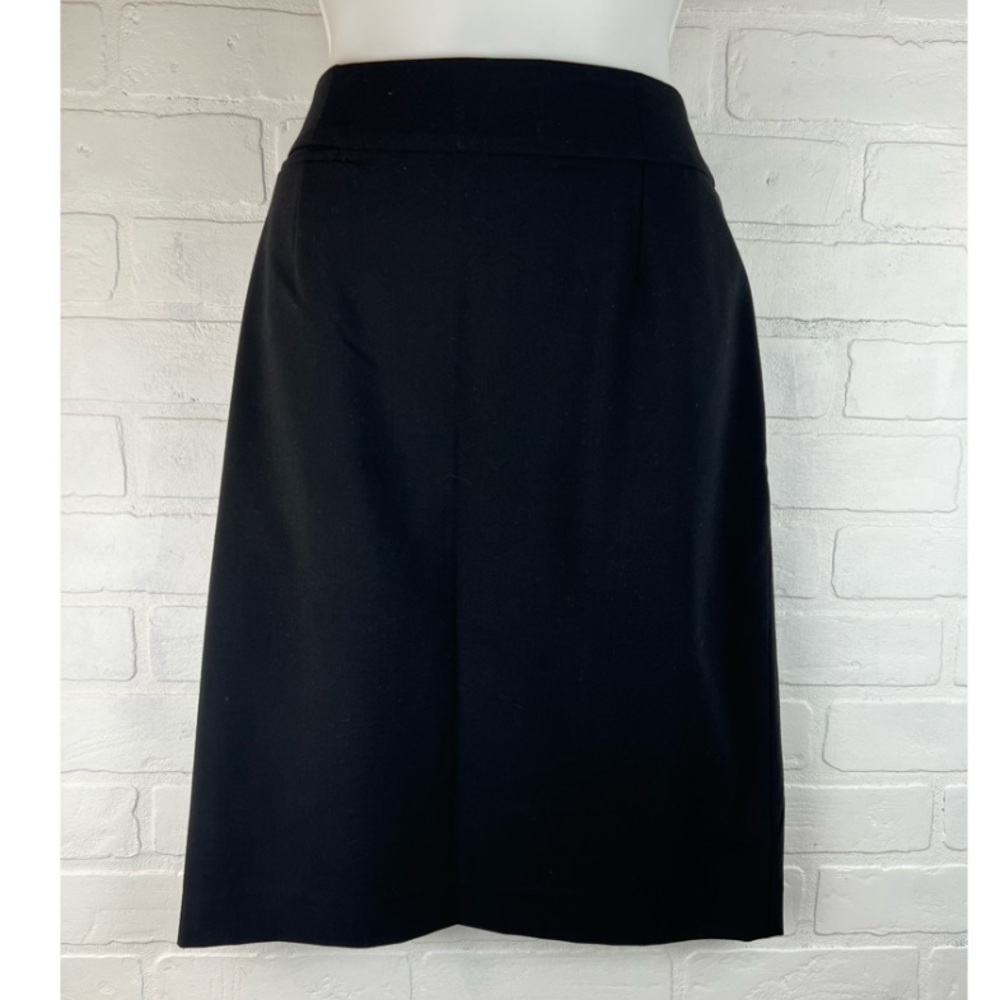 Calvin Klein Stretch SZ 8 Black MIDI Mini Business skirt